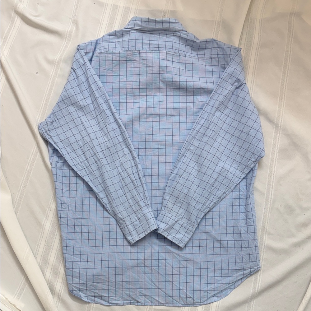 Polo by Ralph Lauren Men's Light Blue Plaid Shirt - Picture 4 of 7